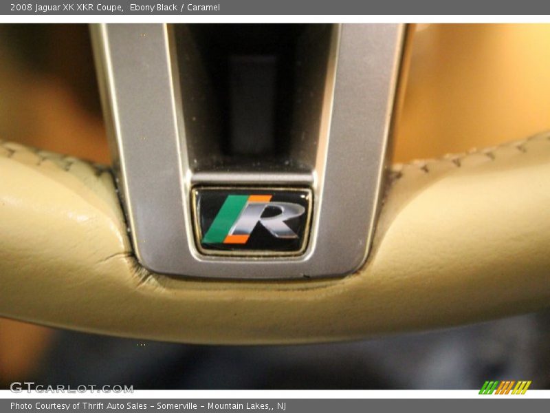 Ebony Black / Caramel 2008 Jaguar XK XKR Coupe