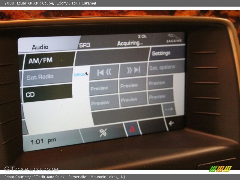 Ebony Black / Caramel 2008 Jaguar XK XKR Coupe