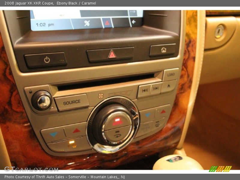 Ebony Black / Caramel 2008 Jaguar XK XKR Coupe