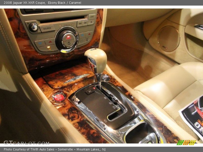 Ebony Black / Caramel 2008 Jaguar XK XKR Coupe