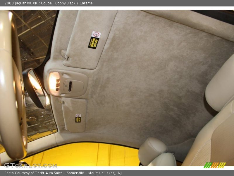 Ebony Black / Caramel 2008 Jaguar XK XKR Coupe