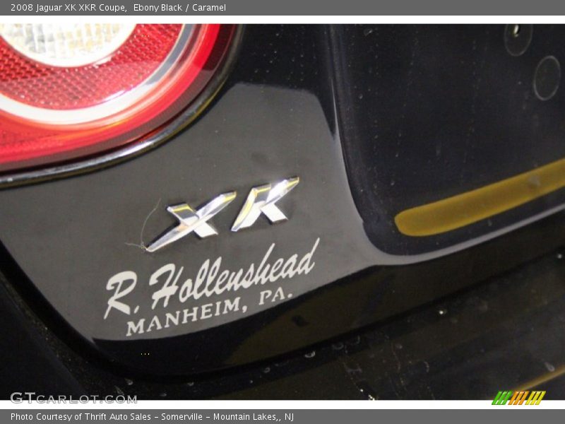 Ebony Black / Caramel 2008 Jaguar XK XKR Coupe