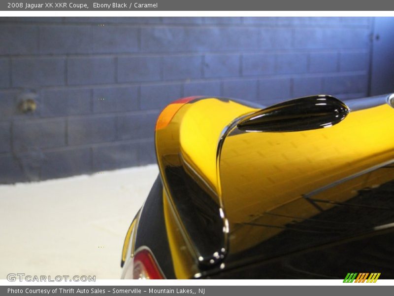 Ebony Black / Caramel 2008 Jaguar XK XKR Coupe