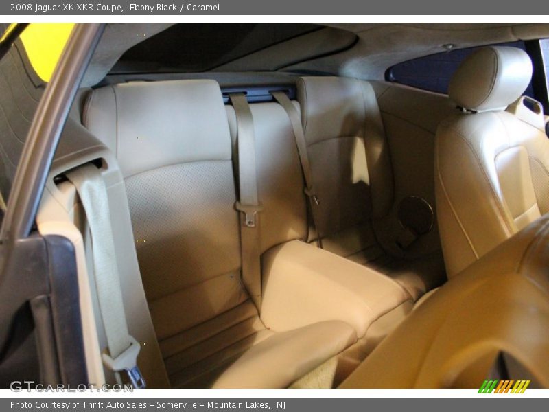 Ebony Black / Caramel 2008 Jaguar XK XKR Coupe