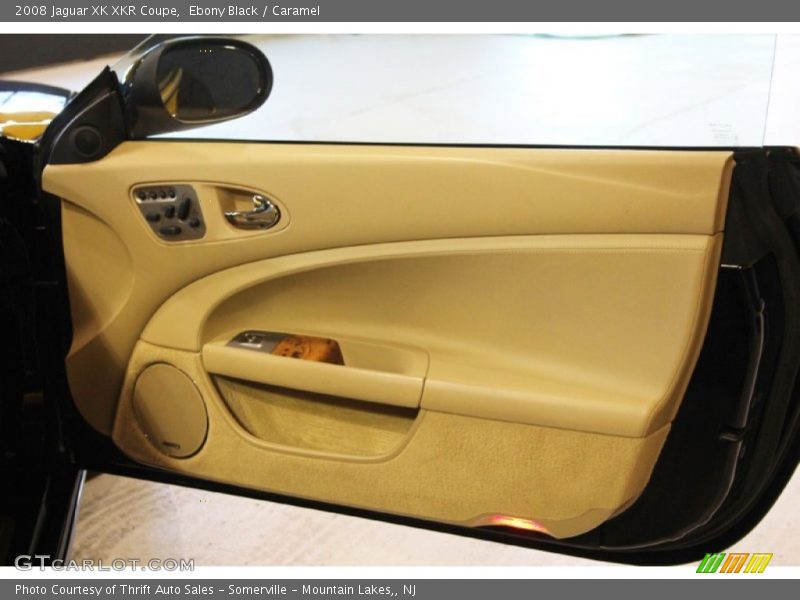 Ebony Black / Caramel 2008 Jaguar XK XKR Coupe