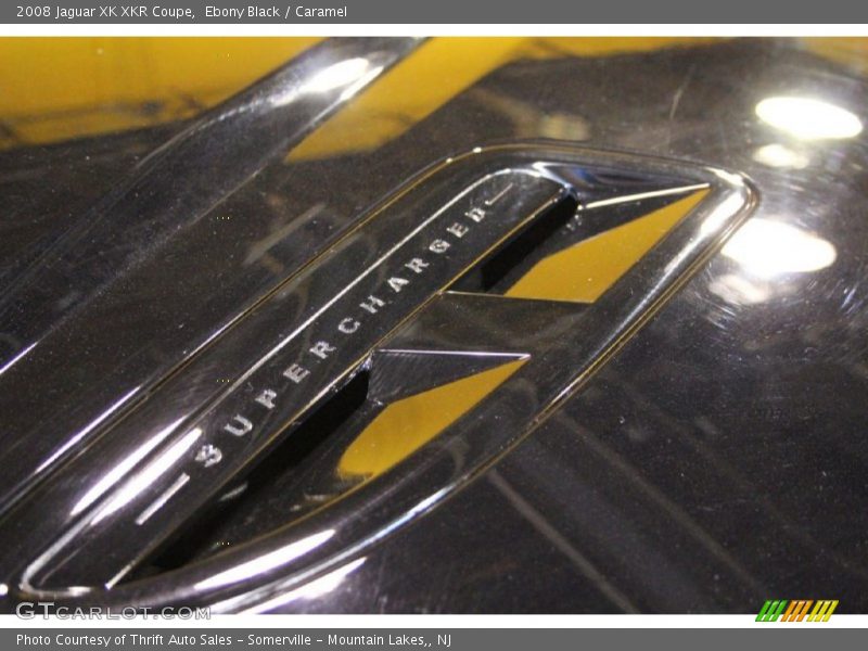 Ebony Black / Caramel 2008 Jaguar XK XKR Coupe