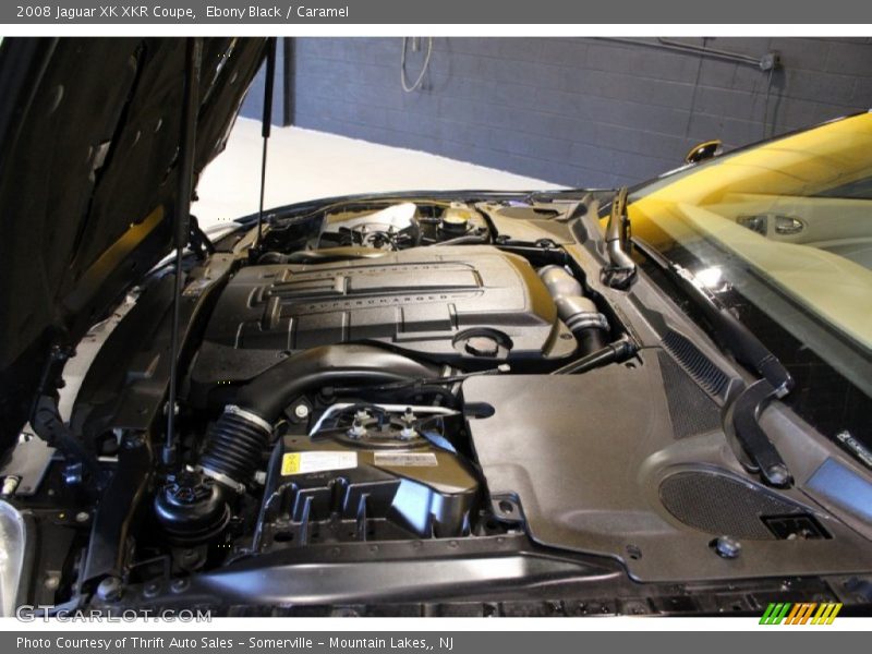 Ebony Black / Caramel 2008 Jaguar XK XKR Coupe