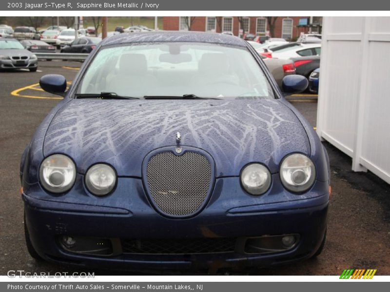 Sapphire Blue Metallic / Ivory 2003 Jaguar S-Type R
