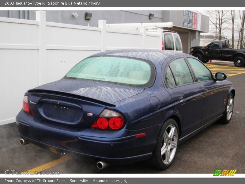 Sapphire Blue Metallic / Ivory 2003 Jaguar S-Type R