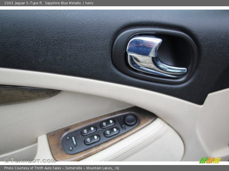 Sapphire Blue Metallic / Ivory 2003 Jaguar S-Type R
