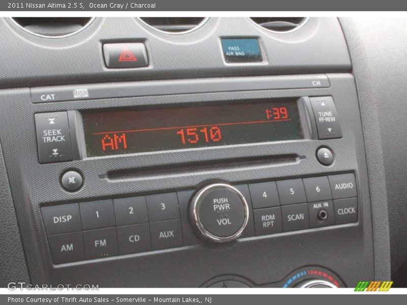 Ocean Gray / Charcoal 2011 Nissan Altima 2.5 S