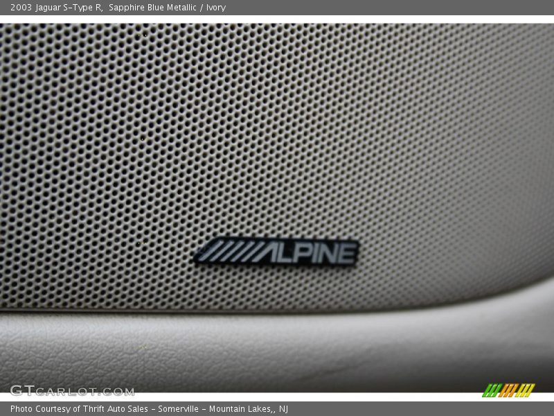 Sapphire Blue Metallic / Ivory 2003 Jaguar S-Type R