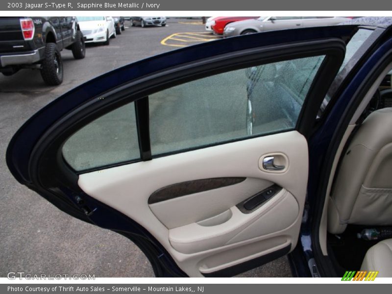 Sapphire Blue Metallic / Ivory 2003 Jaguar S-Type R