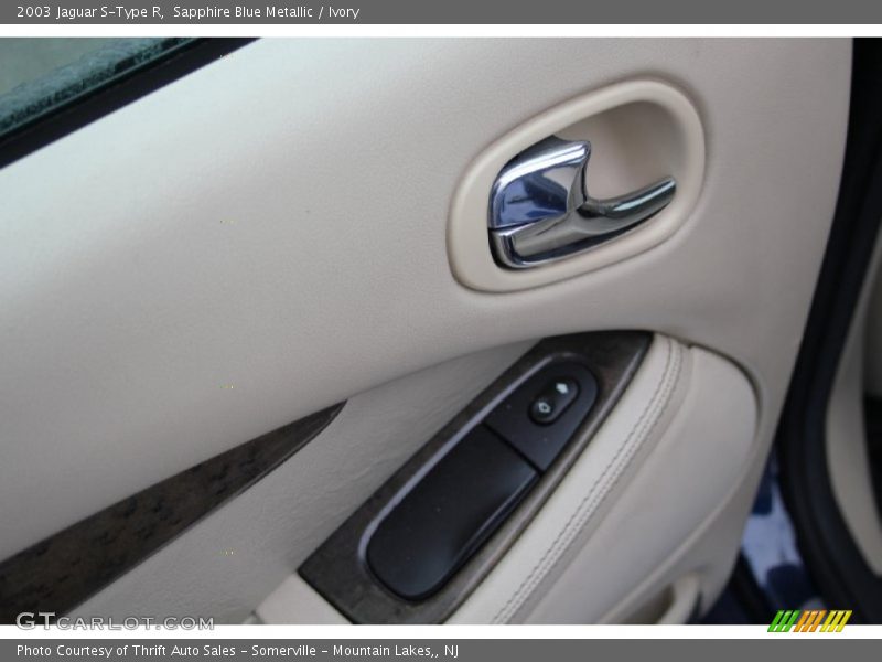 Sapphire Blue Metallic / Ivory 2003 Jaguar S-Type R