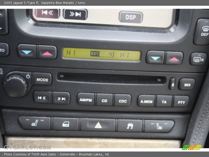 Sapphire Blue Metallic / Ivory 2003 Jaguar S-Type R