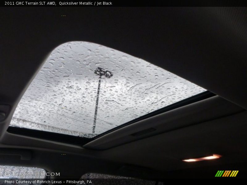 Quicksilver Metallic / Jet Black 2011 GMC Terrain SLT AWD