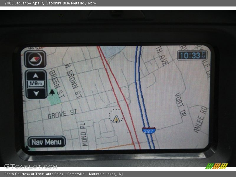 Sapphire Blue Metallic / Ivory 2003 Jaguar S-Type R