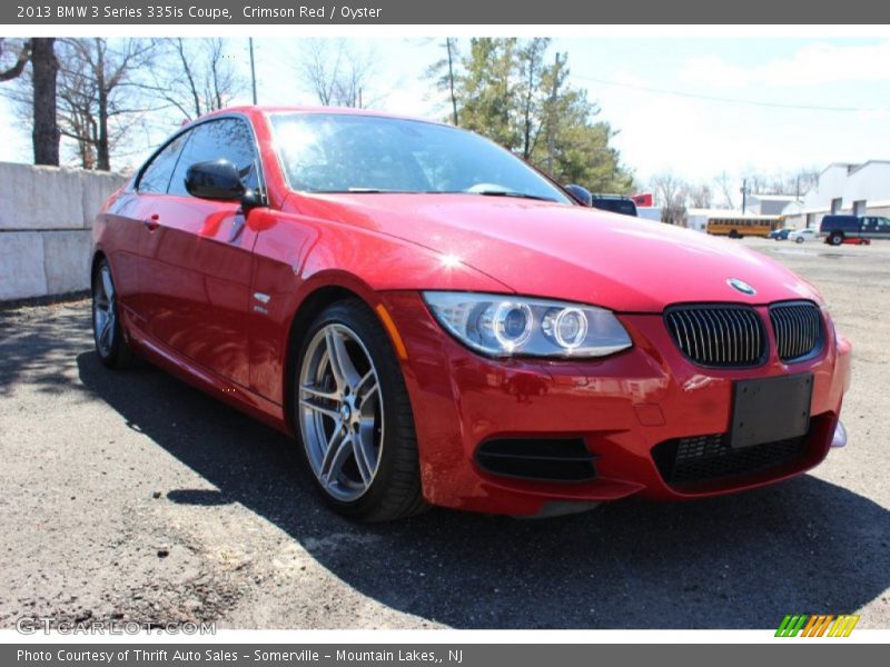 Crimson Red / Oyster 2013 BMW 3 Series 335is Coupe