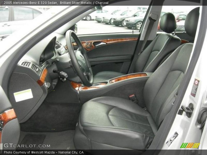 Brilliant Silver Metallic / Charcoal 2005 Mercedes-Benz E 320 Sedan