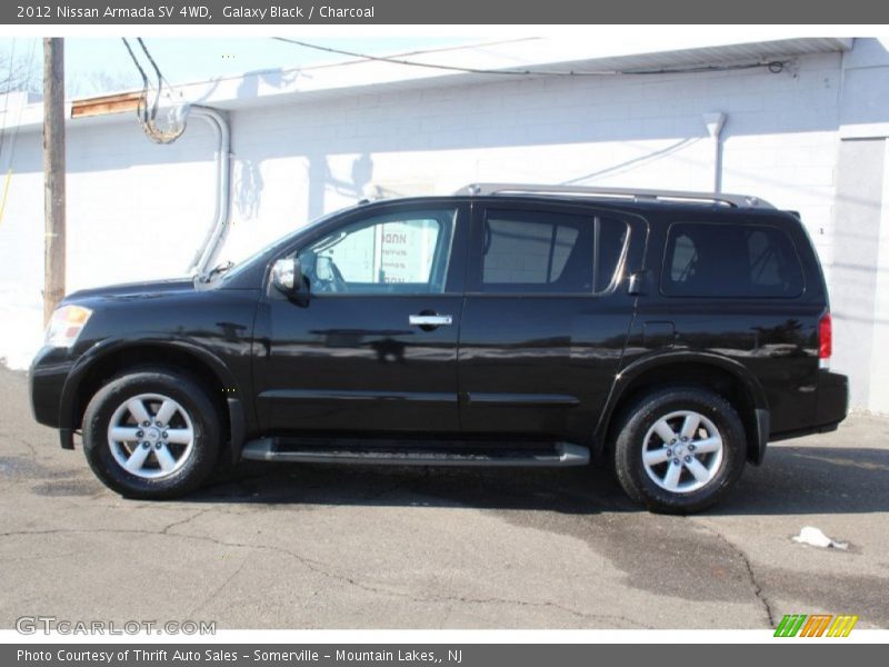 Galaxy Black / Charcoal 2012 Nissan Armada SV 4WD