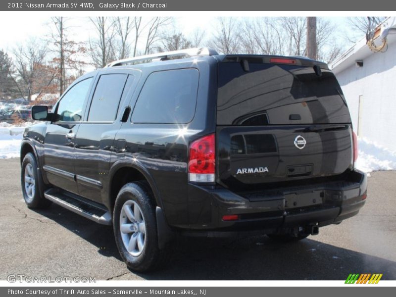 Galaxy Black / Charcoal 2012 Nissan Armada SV 4WD