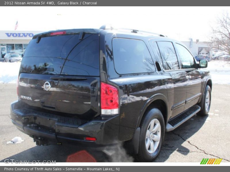 Galaxy Black / Charcoal 2012 Nissan Armada SV 4WD