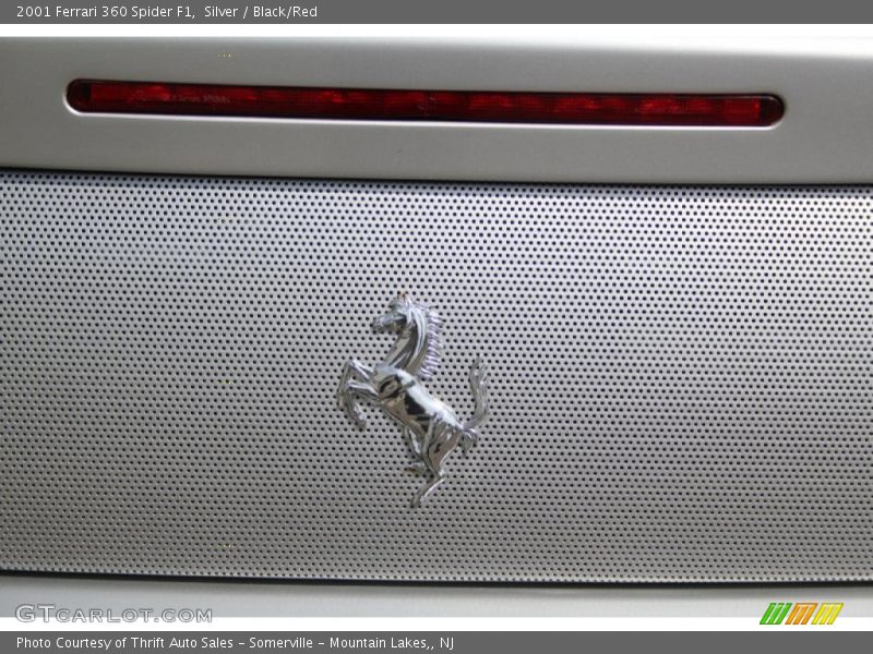 Silver / Black/Red 2001 Ferrari 360 Spider F1