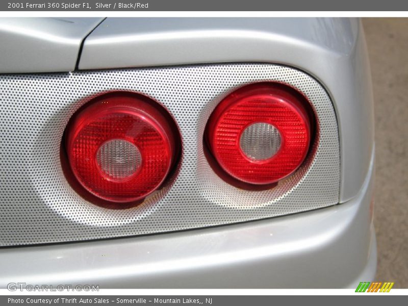Silver / Black/Red 2001 Ferrari 360 Spider F1