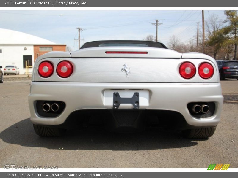 Silver / Black/Red 2001 Ferrari 360 Spider F1