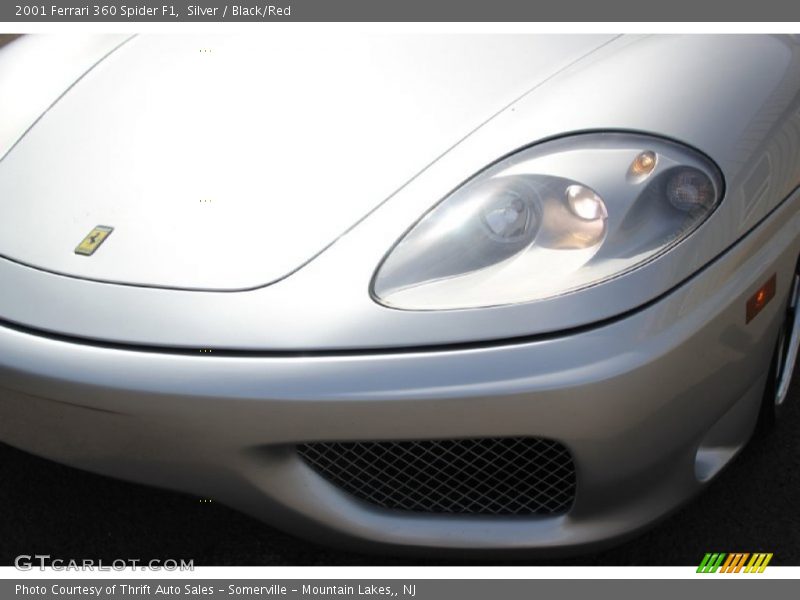 Silver / Black/Red 2001 Ferrari 360 Spider F1