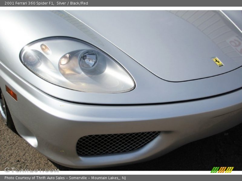 Silver / Black/Red 2001 Ferrari 360 Spider F1