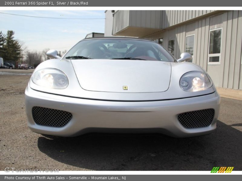 Silver / Black/Red 2001 Ferrari 360 Spider F1
