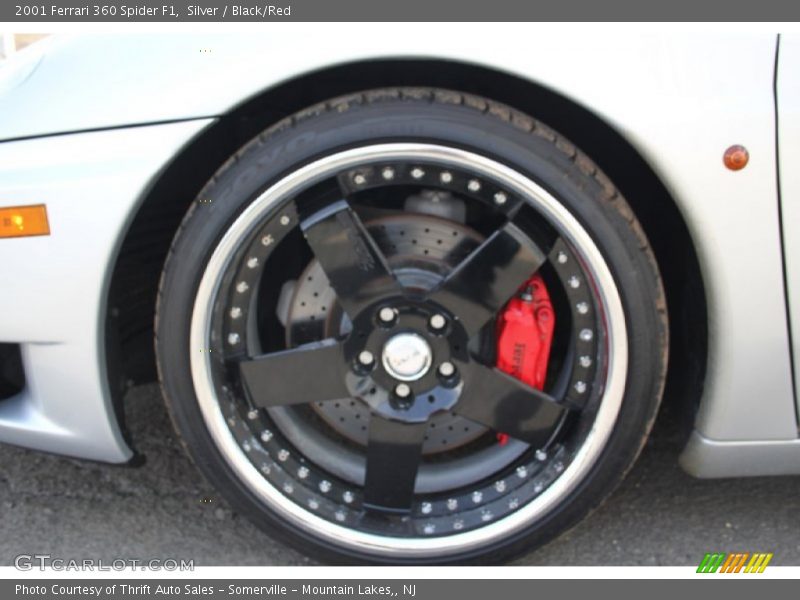 Silver / Black/Red 2001 Ferrari 360 Spider F1