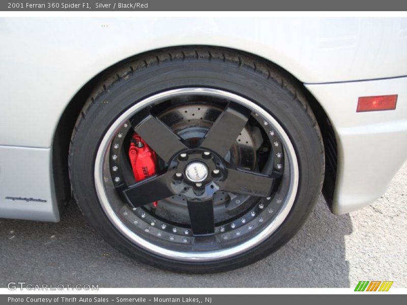Silver / Black/Red 2001 Ferrari 360 Spider F1