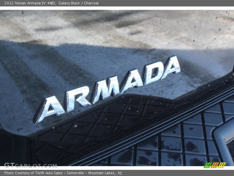 Galaxy Black / Charcoal 2012 Nissan Armada SV 4WD