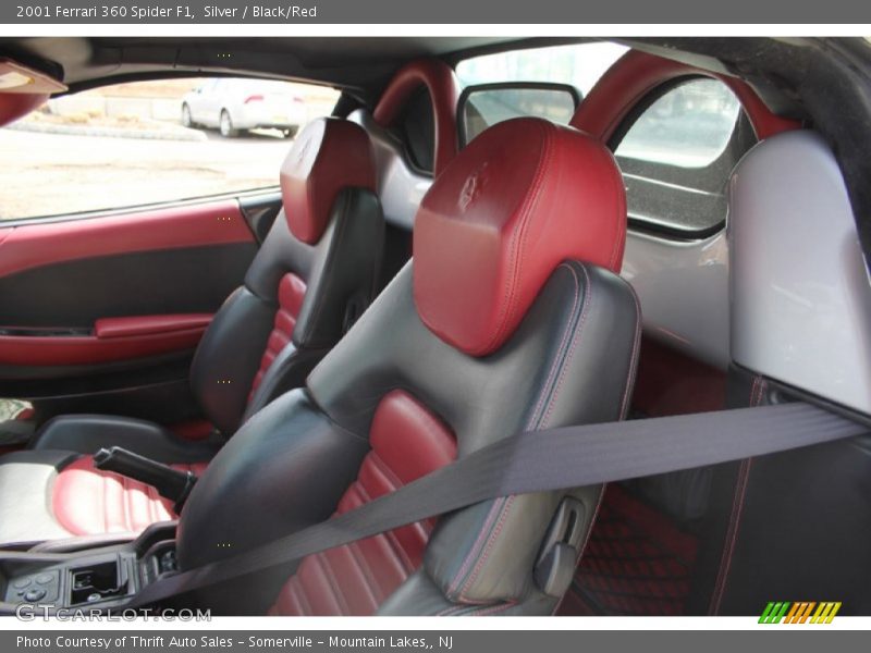 Silver / Black/Red 2001 Ferrari 360 Spider F1