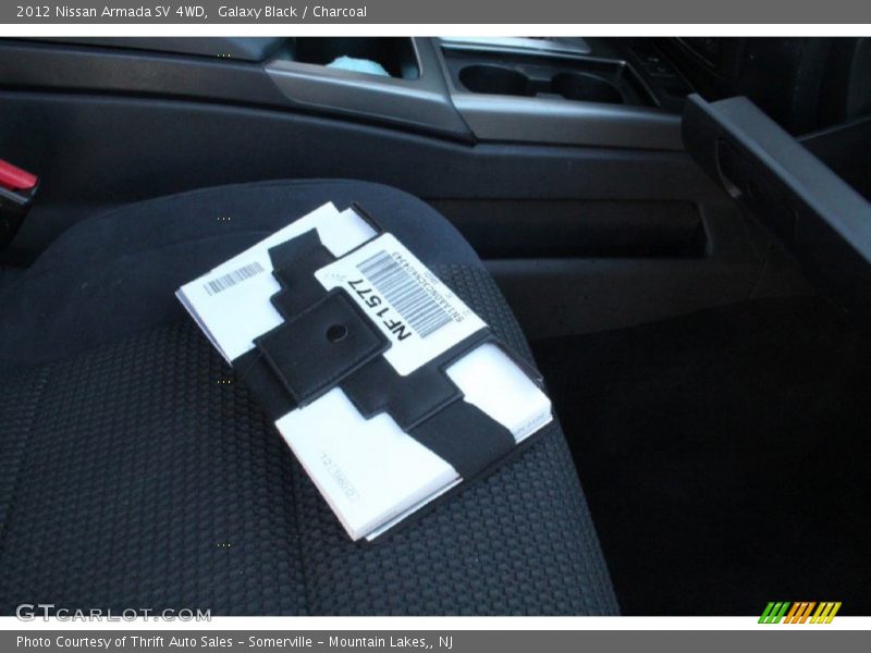 Galaxy Black / Charcoal 2012 Nissan Armada SV 4WD