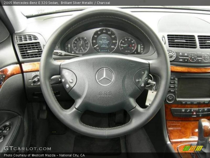 Brilliant Silver Metallic / Charcoal 2005 Mercedes-Benz E 320 Sedan