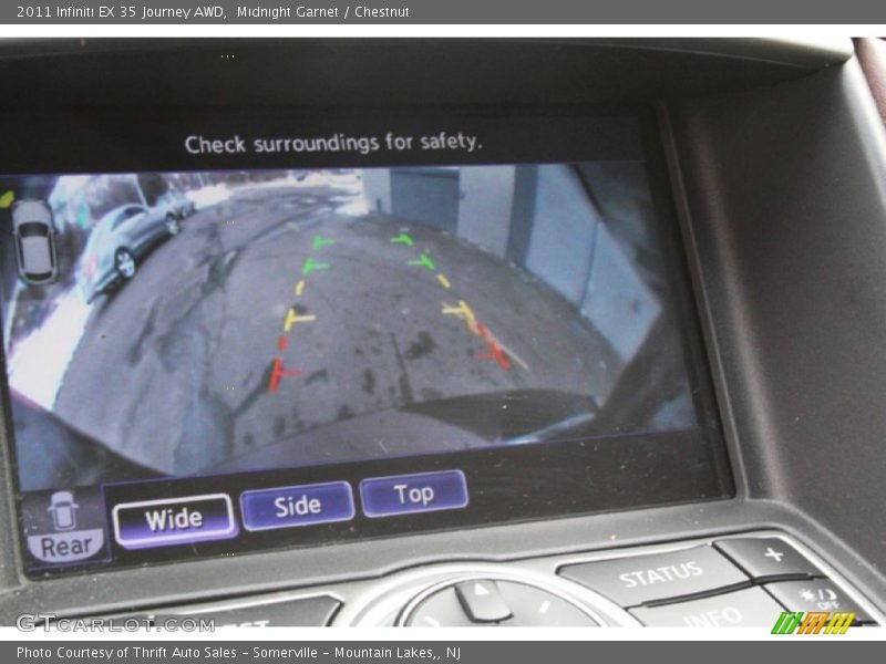 Midnight Garnet / Chestnut 2011 Infiniti EX 35 Journey AWD