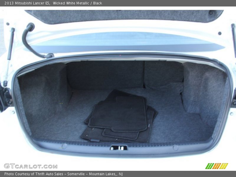 Wicked White Metallic / Black 2013 Mitsubishi Lancer ES