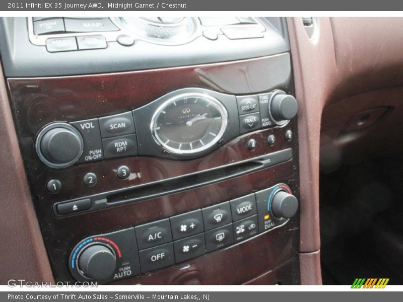Midnight Garnet / Chestnut 2011 Infiniti EX 35 Journey AWD