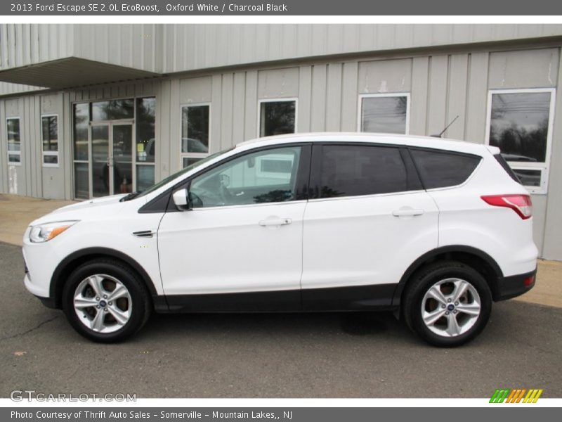 Oxford White / Charcoal Black 2013 Ford Escape SE 2.0L EcoBoost