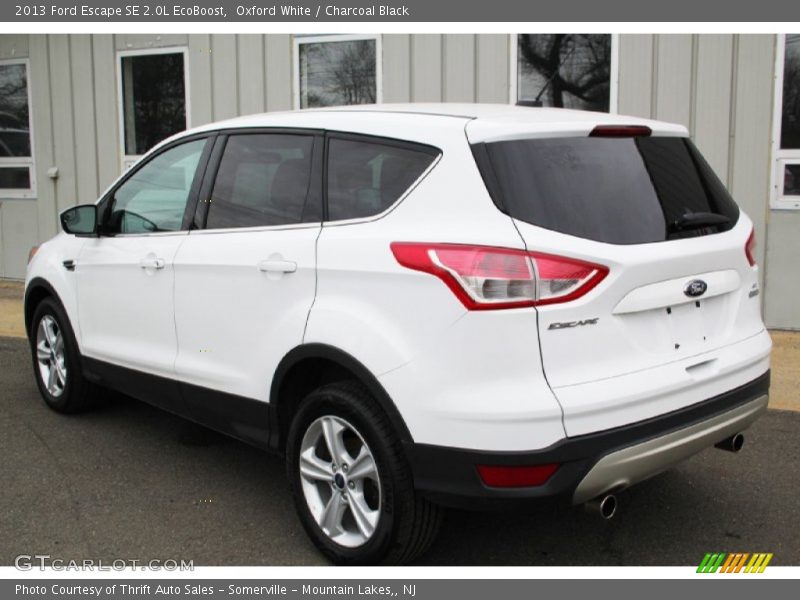 Oxford White / Charcoal Black 2013 Ford Escape SE 2.0L EcoBoost