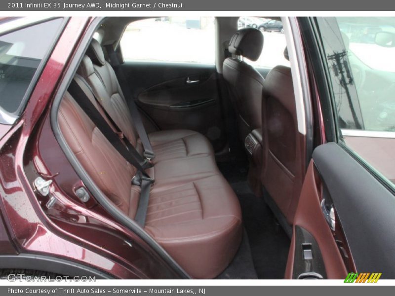 Rear Seat of 2011 EX 35 Journey AWD