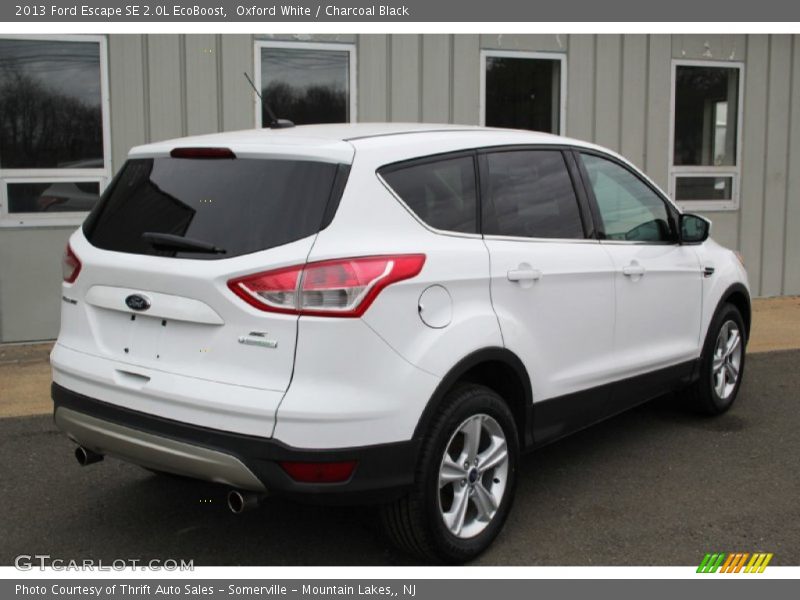 Oxford White / Charcoal Black 2013 Ford Escape SE 2.0L EcoBoost