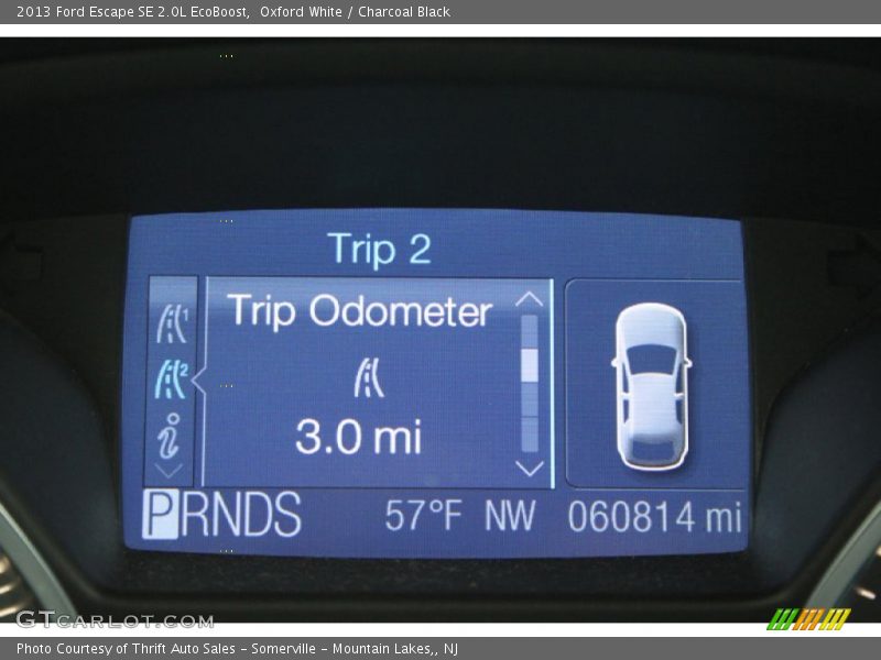 Oxford White / Charcoal Black 2013 Ford Escape SE 2.0L EcoBoost
