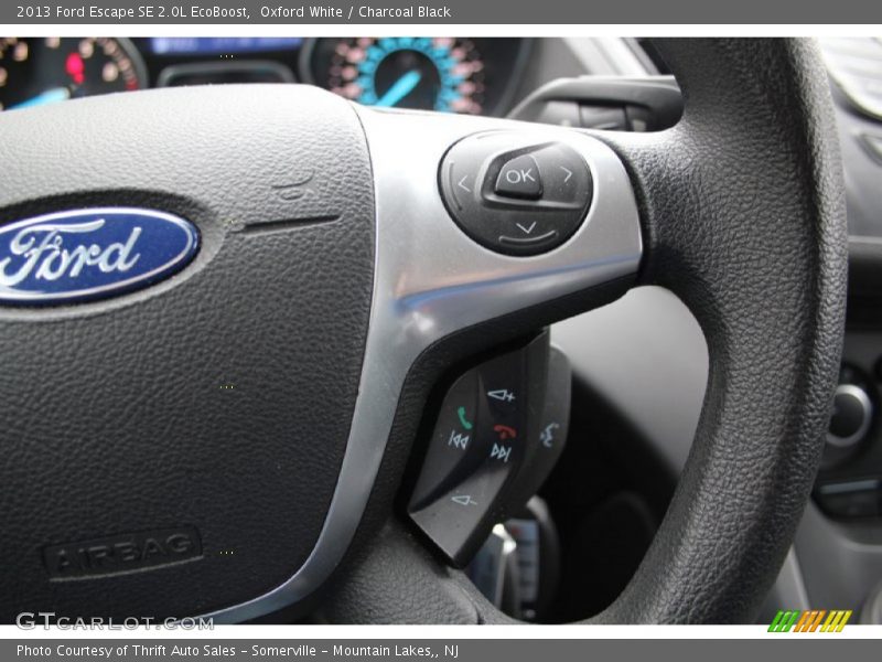 Oxford White / Charcoal Black 2013 Ford Escape SE 2.0L EcoBoost