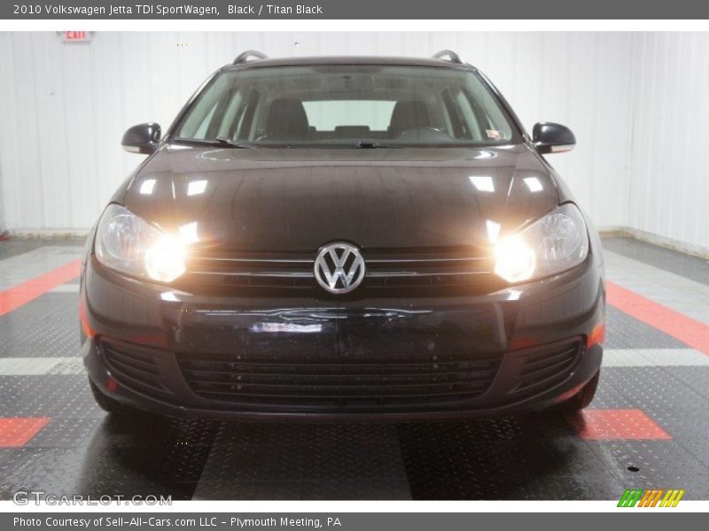 Black / Titan Black 2010 Volkswagen Jetta TDI SportWagen