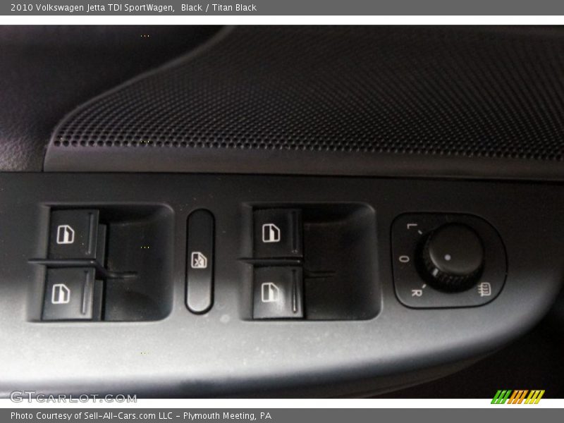 Black / Titan Black 2010 Volkswagen Jetta TDI SportWagen