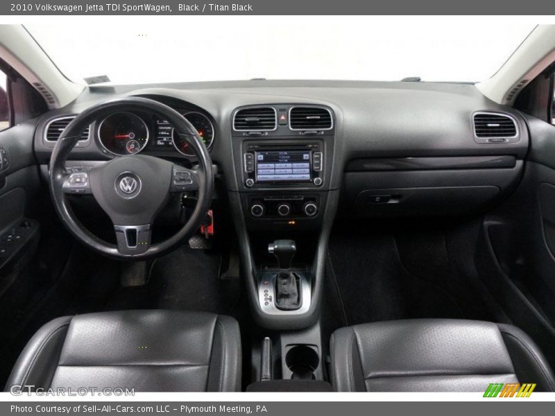 Black / Titan Black 2010 Volkswagen Jetta TDI SportWagen